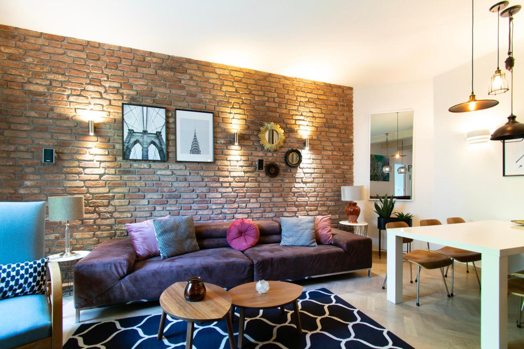Spacious 3Br Apartment With Ac In Living Room, 2 Balconies 크라쿠프 외부 사진